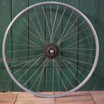 Hinterrad, Bj. 1991, 28 Zoll (622), für Sportrad, ALESA Alu-Felge silber, SACHS-MAILLARD-Nabe, gebr. 