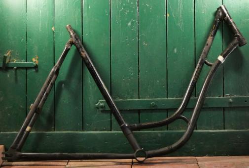 Fahrrad - Damenrahmen Schwanenhalsform "Rixe" 28 Zoll, 1940er J., Originallack 