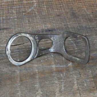 Carbidlaternenhalter/Winkelhalter, verchromt, orig. 1920er - 30er J., gebr. 