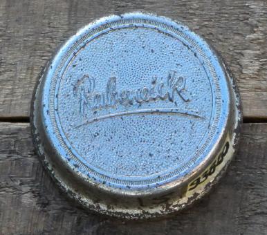 Fahrrad/Moped Klingel Deckel "RABENEICK", orig. 50er Jahre, verchromt, ohne Unterteil, ggf. Gebrauchsspuren, siehe Bilder 