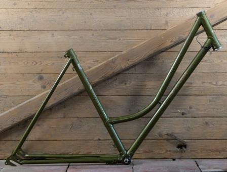 Fahrradrahmen RALEIGH für Tourenrad, Damen, 28 Zoll, Stahl, 70er/80er J., grün, NOS 