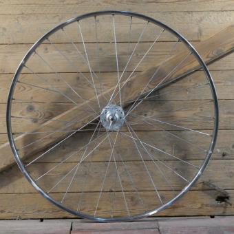 Vorderrad, 28 Zoll (622), für Sportrad, 70er/80er J., Felge VAN SCHOTTHORST nirosta, Nabe WECO Hochflansch, gebr. 