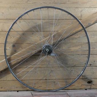 Hinterrad, 28 Zoll (622), 80er/90er J., Felge RUHRWERK verchromt, Nabe F&S Penta Sport, gebr. 