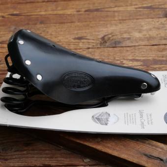 Sattel "Brooks Flyer S", Damen, Leder, schwarz, Breite ca. 18 cm, Länge ca. 24 cm, Neuware 