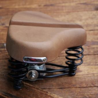 Sattel "Lepper Hygia", Damen, Leder, braun, Breite ca. 16 cm, Länge ca. 22cm, NOS 