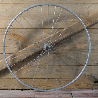 Vorderrad 27 Zoll (630), 80er J., für Rennrad, MAVIC Monthlery Route Schlauchreifenfelge,  Nabe: GALLI MAILLARD, gebr. 