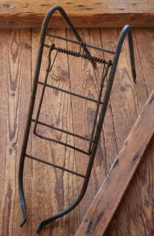 Gepäckträger, orig. 50er/60er Jahre, breite Ausführung, blau, gebr. 