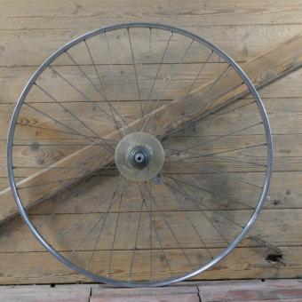 Hinterrad 28 Zoll (622), 70er/80er J., REGIDA Superchromix Drahtreifenfelge, Stahl verchromt, SACHS 3-Gang S, gebr. 