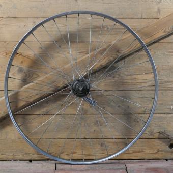 Hinterrad mit Regida-Felge 26 Zoll (559), verchromt, 1960er/70er J., Komet-Nabe, gebr. 