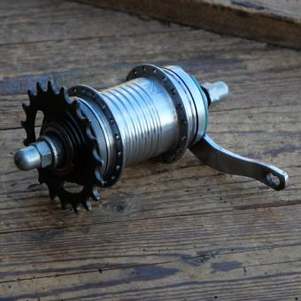 Nabe Hinterrad Fahrrad, F&S Automatic 2-Gang, 70er/80er J., für 24-28 Zoll-Räder, gebr. 