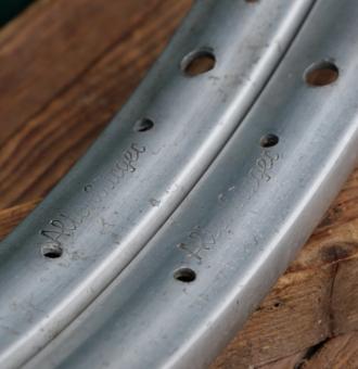 Felgensatz ALTENBURGER, 26 Zoll (559), Alu silber, 36-loch, für Sportrad, gebr. 