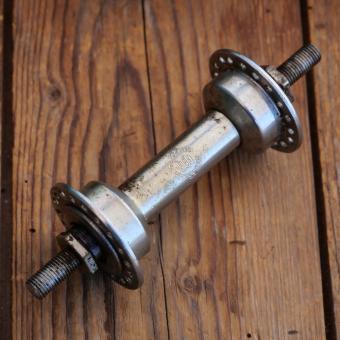 Nabe Vorderrad Fahrrad, BISMARCK, verchromt, 30er/50er J., gebraucht 