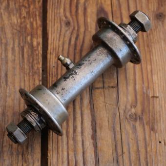 Nabe Vorderrad Fahrrad, vernickelt, 10er/20er J., gebraucht 