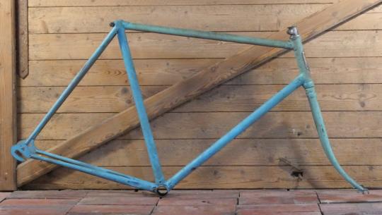 Fahrradrahmen BASTIDE, 28 Zoll, Herrenausführung für Profi-Rennrad, 20er/30er J., gebr. 