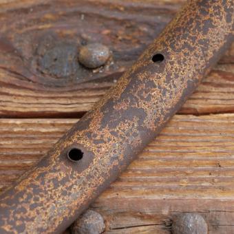 Wulstfelge, 28 Zoll (635), 00er-20er J., sehr seltene Doppelhohlstahl- (Hohlkammer-) Ausführung, 32 Loch, gebr. 