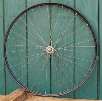 Vorderrad 26 Zoll (559) für Drahtbereifung, 30er-50er J., HONER-Nabe, NOS 