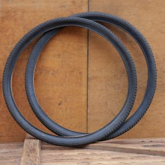 Reifensatz Fahrrad, DUNLOP Roadster, 26 x 1 3/4, engl. Felgenmaß F12, Draht, original 30er-60er Jahre, neuwertig 