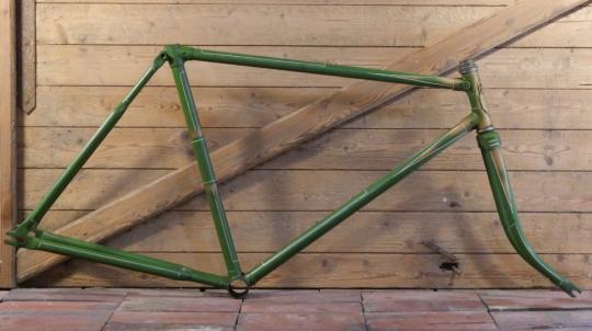 Fahrrad - Herrenrahmen STERN/Machnow, Berlin, für Ballonrad, 1930er J., gebr. 