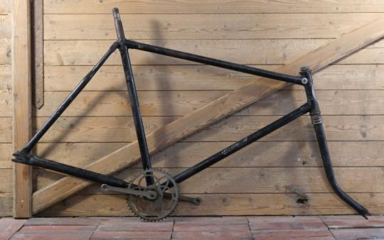 Fahrrad - Herrenrahmen SIEGESLAUF / Berlin, frühe 1930er J., für Ballonrad, gebr. 