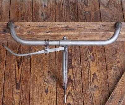 Fahrradlenker Englische Form, original 20er/30er Jahre, vernickelt, gebr. 