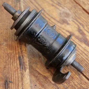 Nabe Hinterrad Fahrrad, F+S Torpedo Mod. 09, Bj. 1942, Jubiläumsnabe 50 Millionen, schwarz, WW2, gebraucht 