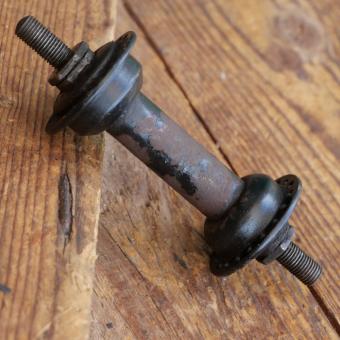 Nabe Vorderrad Fahrrad, original 40er Jahre, WW2, schwarz, gebr. 