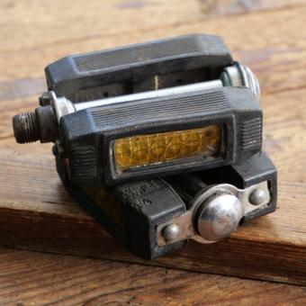 Pedale für Tourenrad, schwarz, original 50er Jahre, gebr. 