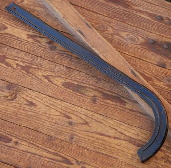 Kettenschutz MIELE, schwarz, Länge ca. 58cm, orig. 30er-50er J., gebr. 