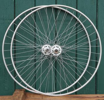 Laufradsatz für Schlauchbereifung 27 Zoll (630), 1970er J.,  MAVIC Felgen CAMPAGNOLO Naben, gebr. 